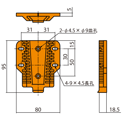 KD Systemノックダウン金具